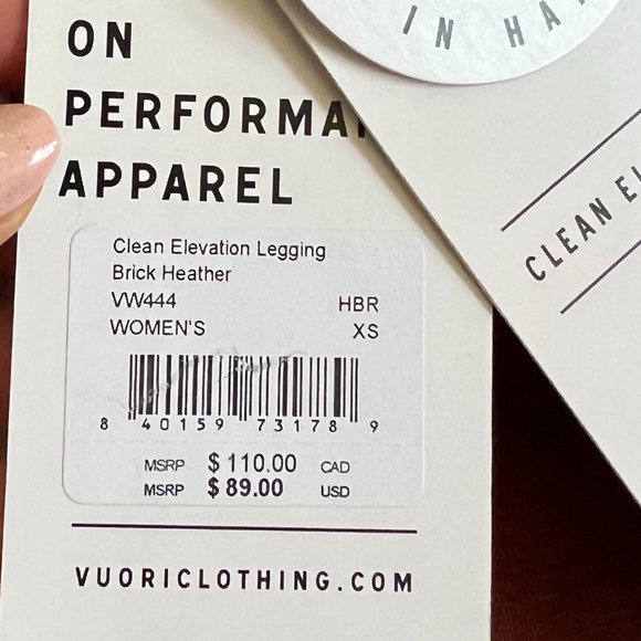 NWT Vuori Clean Elevation Legging - Picture 6 of 8